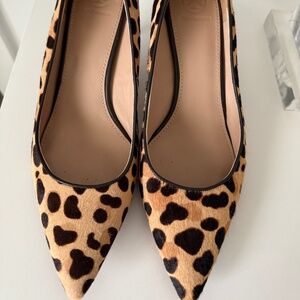 Tory Burch Calf Hair Animal Pumps